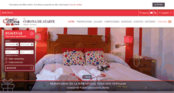 Desktop Screenshot of hotelcoronadeatarfe.com